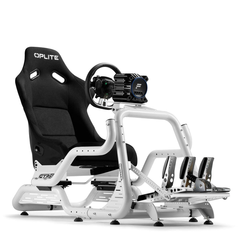 OPLITE GTR S8 Infinity Force Rennsimulations-Cockpit weiß