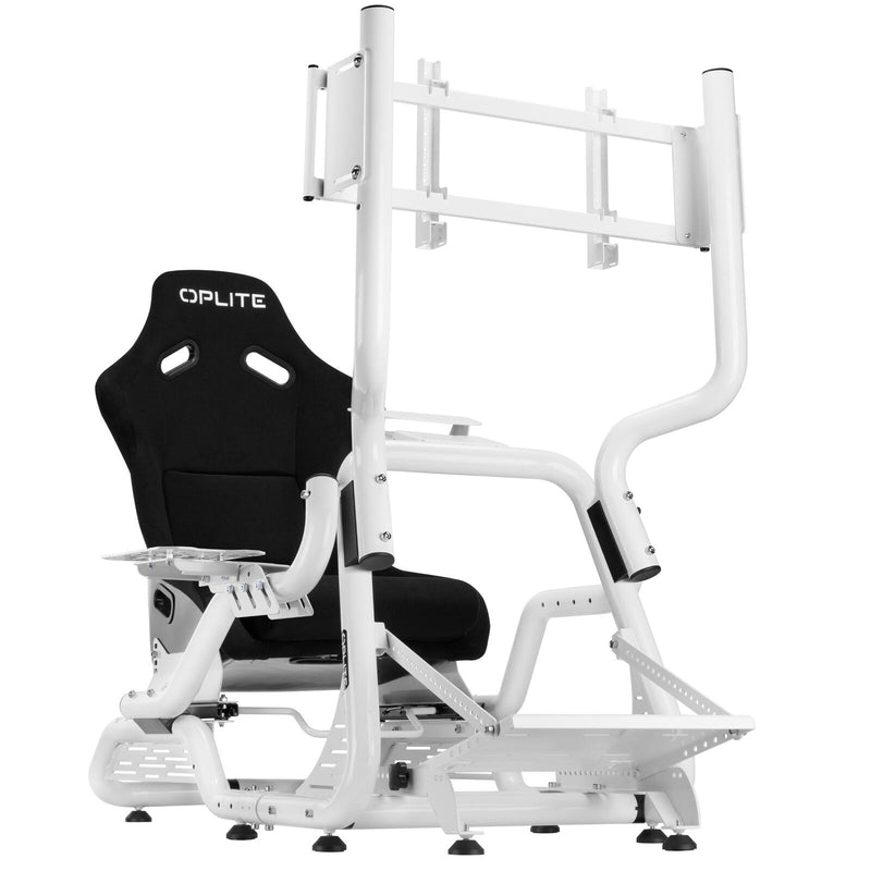 OPLITE GTR S8 Infinity Force Rennsimulations-Cockpit weiß