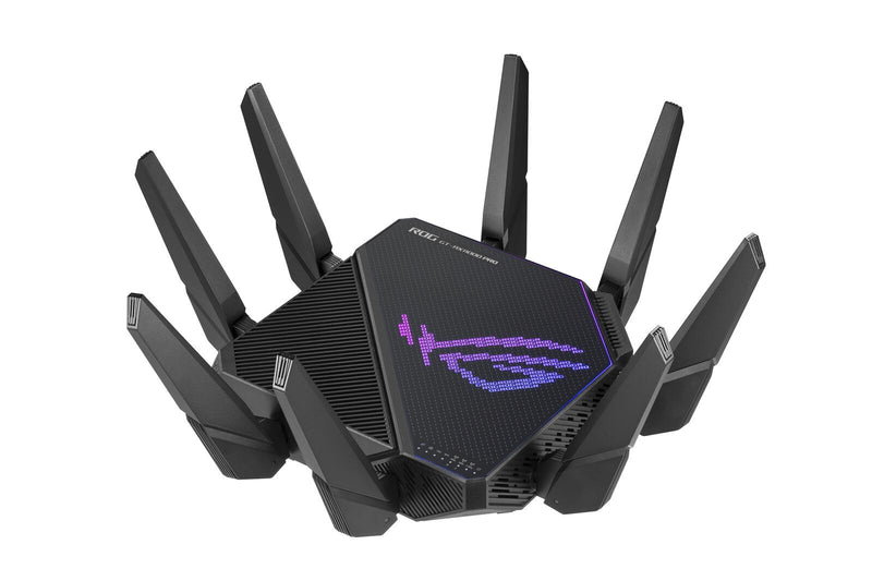 ROG Rapture GT-AX11000 Pro Tri-Band WLAN Gaming kombinierbarer Router (Tethering als 4G und 5G Router-Ersatz, WiFi 6, 2,