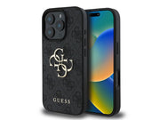 GUESS 4G Big Logo Case for iPhone 16 Pro - Black