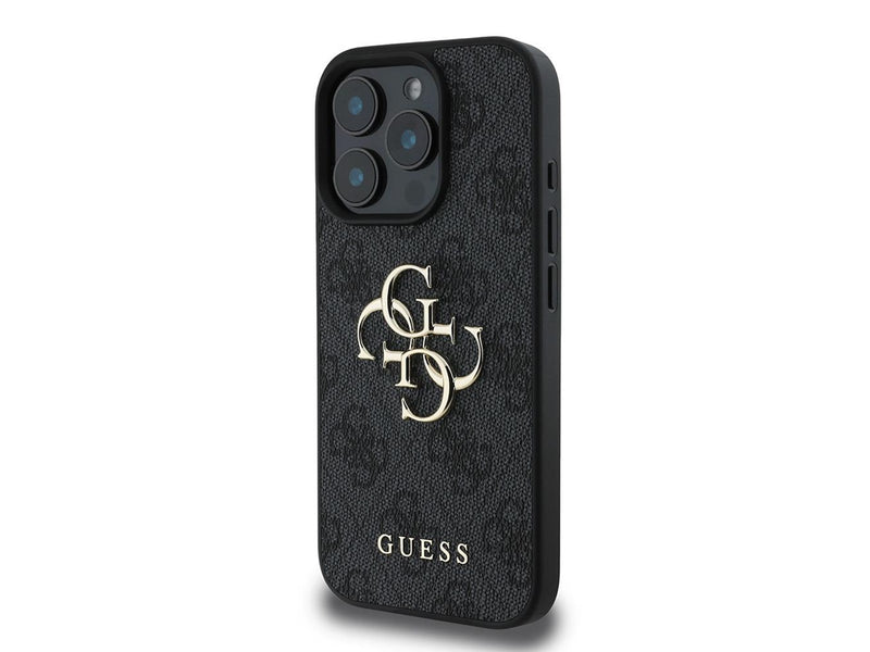 GUESS 4G Big Logo Case for iPhone 16 Pro - Black