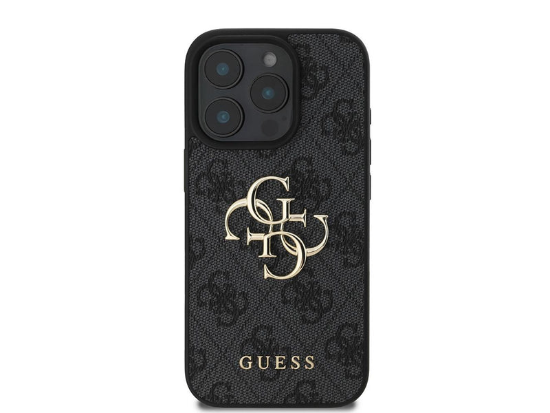 GUESS 4G Big Logo Case for iPhone 16 Pro - Black