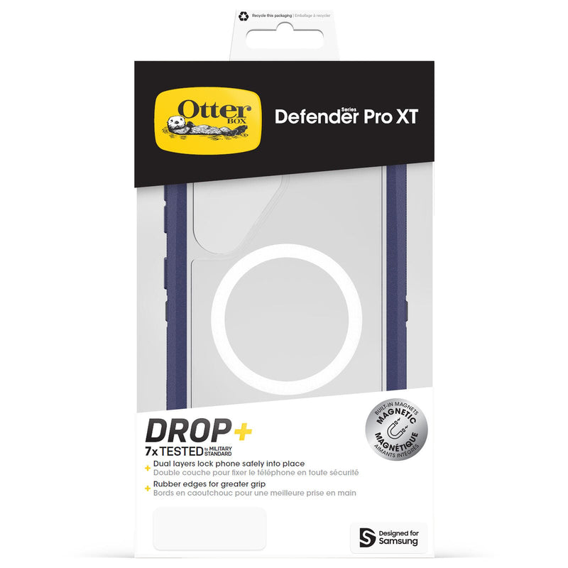 OtterBox Defender XT Clear Magnets Schutzhülle für Samsung Galaxy S25 Ultra Violet Thunder - clear/purple