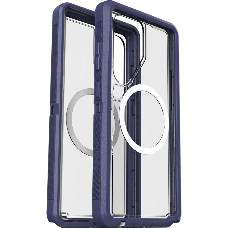 OtterBox Defender XT Clear Magnets Schutzhülle für Samsung Galaxy S25 Ultra Violet Thunder - clear/purple