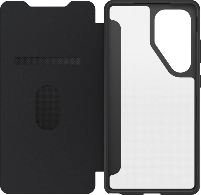 OtterBox React Folio Schutzhülle für Samsung Galaxy S25 Ultra Black Crystal - clear/black