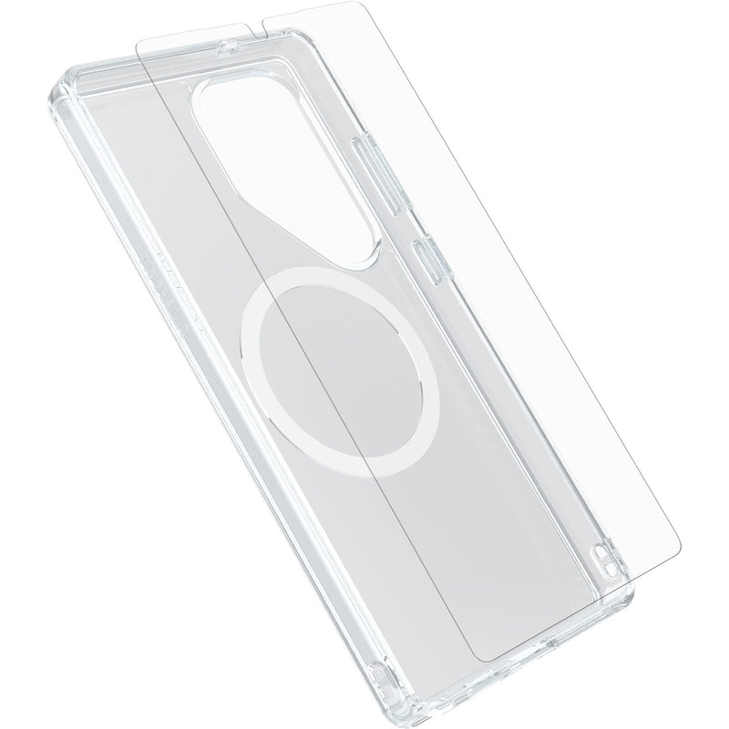 OtterBox Symmetry Clear Magnets Schutzhülle + Premium Glass für Samsung Galaxy S25 Ultra clear