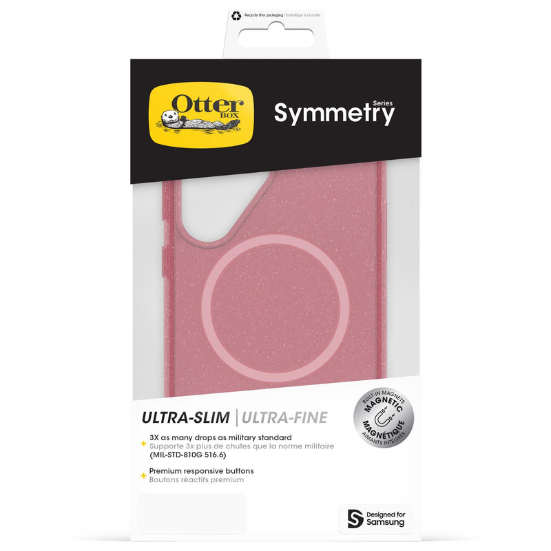 OtterBox Symmetry Clear Magnets Schutzhülle für Samsung Galaxy S25 Ultra Thimbleberry - pink