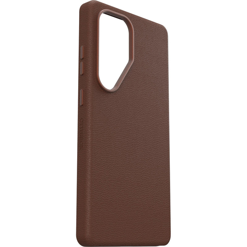 OtterBox Symmetry Cactus Leather Schutzhülle für Samsung Galaxy S25 Ultra Rich Adove - brown