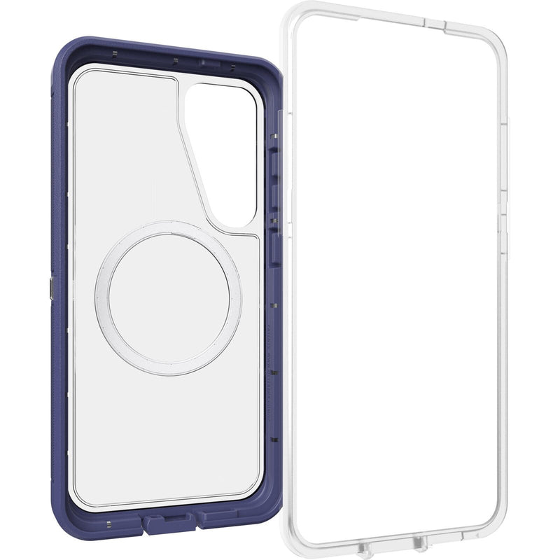 OtterBox Defender XT Clear Magnets Schutzhülle für Samsung Galaxy S25+ Violet Thunder - clear/purple