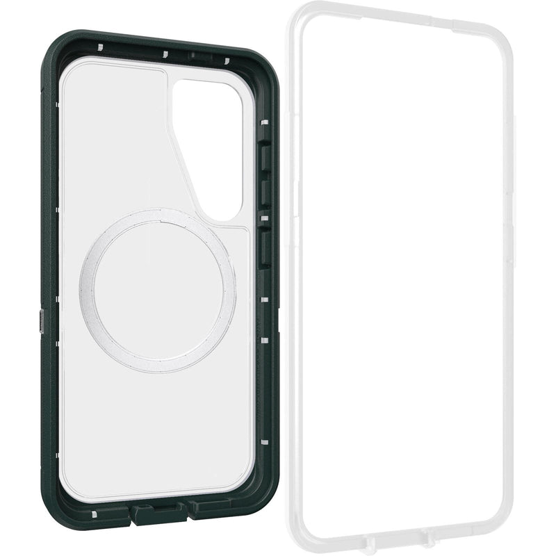 OtterBox Defender XT Clear Magnets Schutzhülle für Samsung Galaxy S25 Jubilee - green