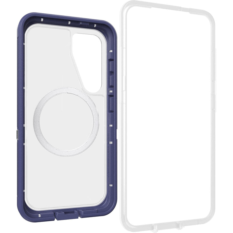 OtterBox Defender XT Clear Magnets Schutzhülle für Samsung Galaxy S25 Violet Thunder - clear/purple