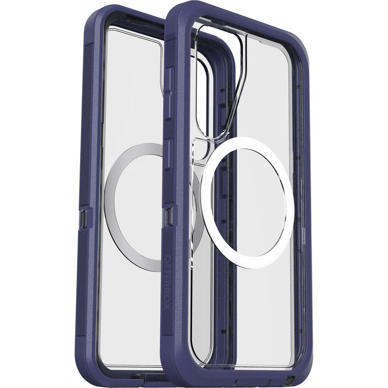 OtterBox Defender XT Clear Magnets Schutzhülle für Samsung Galaxy S25 Violet Thunder - clear/purple