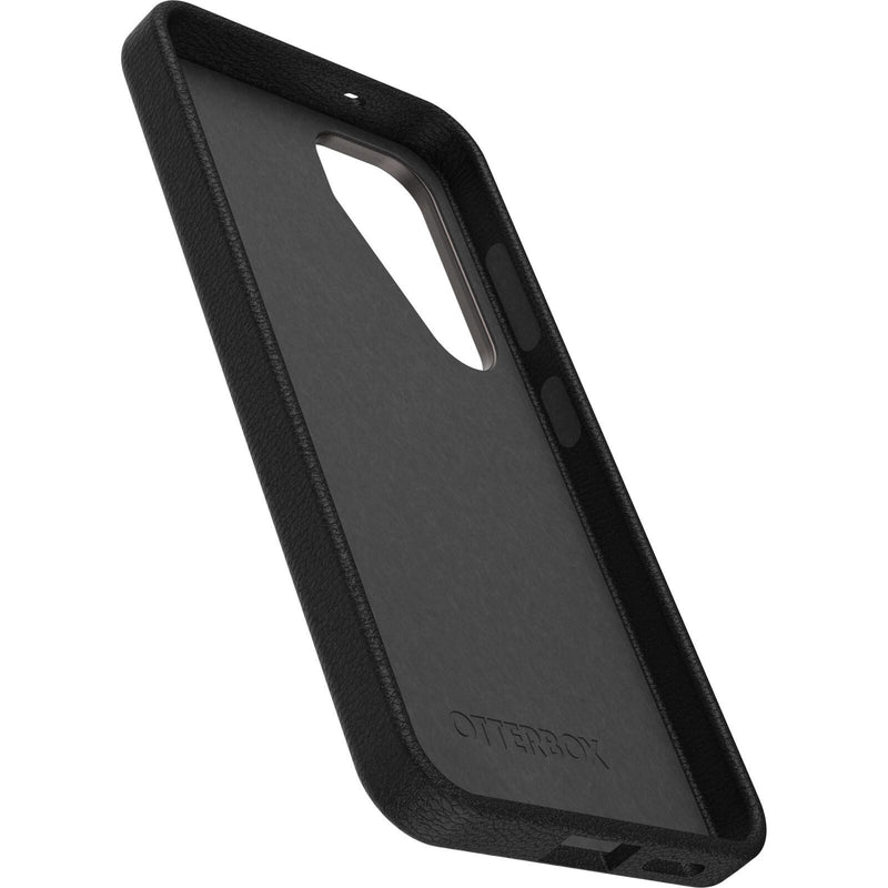 OtterBox Symmetry Cactus Leather Schutzhülle für Samsung Galaxy S25 Noir Ash - black