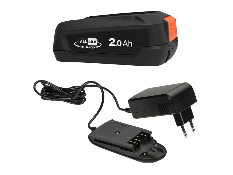 Gardena Starter-Kit P4A 1 x System Akku PBA 18V/36 2,0 Ah + Schnell-Ladegerät AL 18V-20
