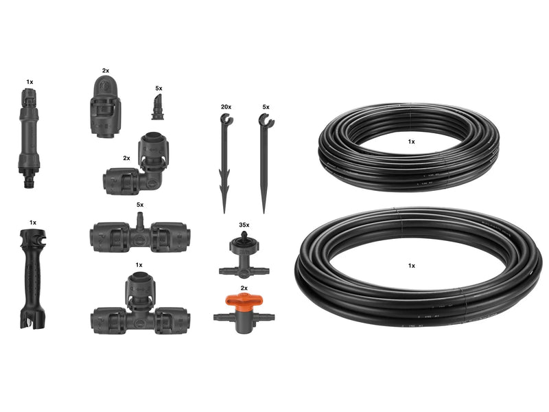 Gardena Tropfbewässerung Set Hochbeet/Beet (35 Pflanzen)