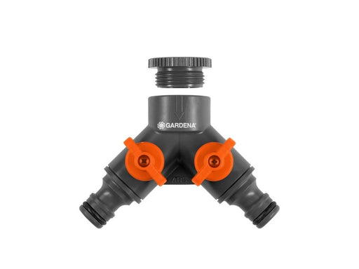 Gardena Twin-Tap Connector 26,5 mm (G 3/4") / 21 mm (G 1/2")