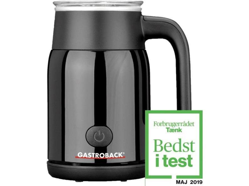 Gastroback Latte Magic Milchaufschäumer - Schwarz