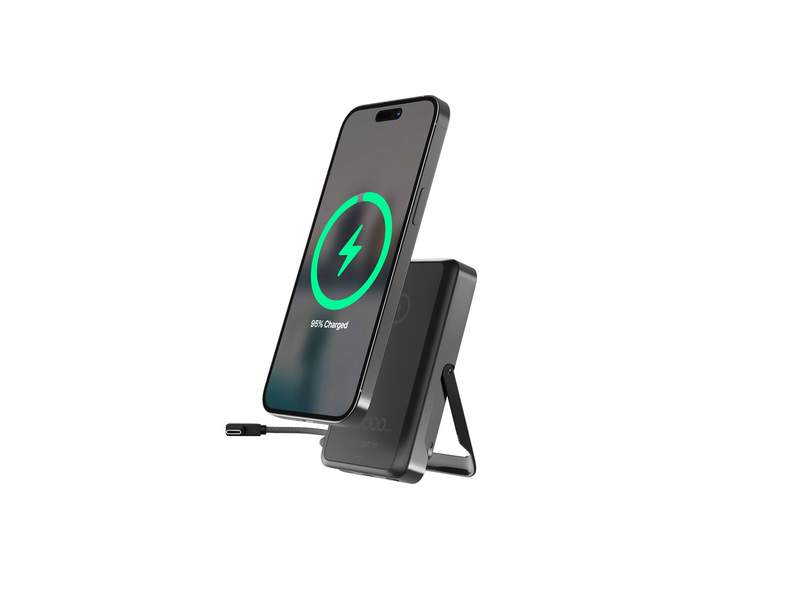 Gembird 15 W Magnetic wireless powerbank with integrated stand