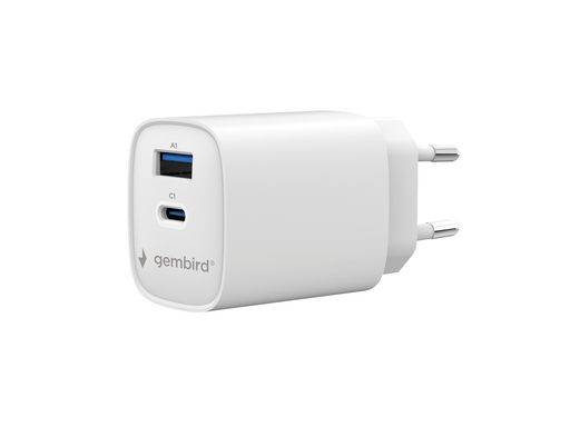 Gembird 2-port 45 W USB fast charger