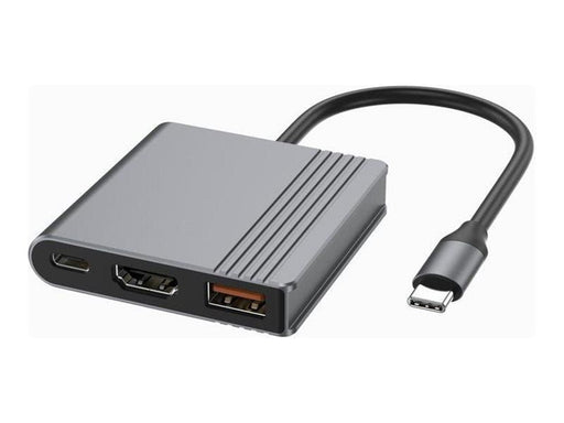 Gembird 3-Port USB-C USB-Hubs - USB 3.2 - 3 - Grau