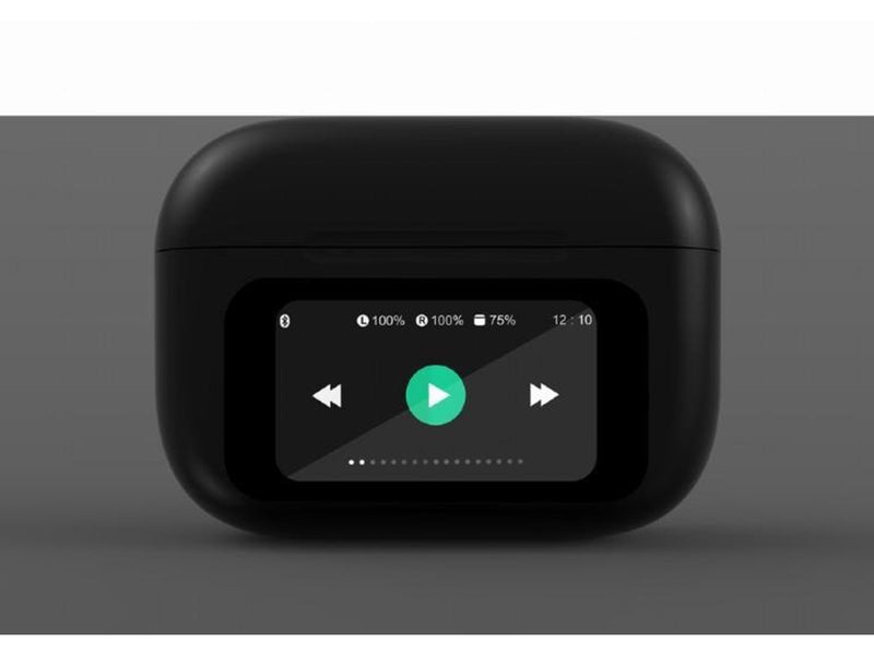 Gembird BT TWS in-ears with LCD display and ANC - Schwarz