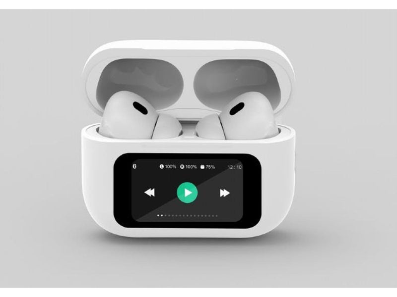 Gembird BT TWS in-ears with LCD display and ANC - Weiß