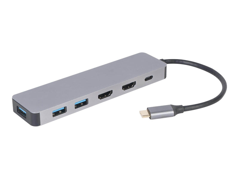 Gembird Cablexpert A-CM-COMBO3-03 - docking station - USB-C 3.1 - 2 x HDMI