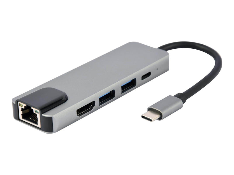 Gembird Cablexpert A-CM-COMBO5-04 - docking station - USB-C 3.1 - HDMI - GigE