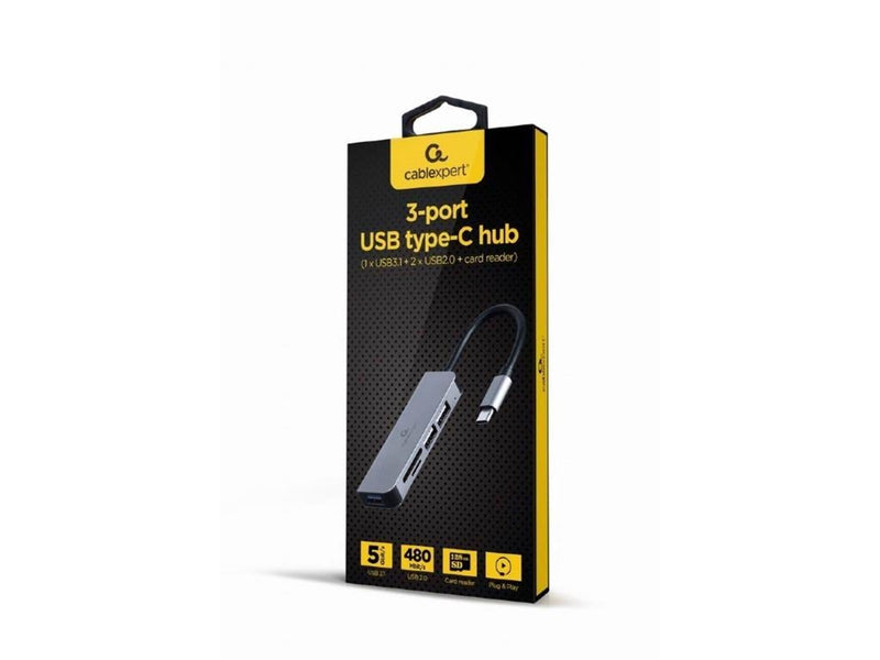 Gembird Cablexpert card reader - USB-C 3.1 Gen 1