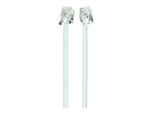 Gembird Cablexpert phone cable - 10 m - Weiß - 10m