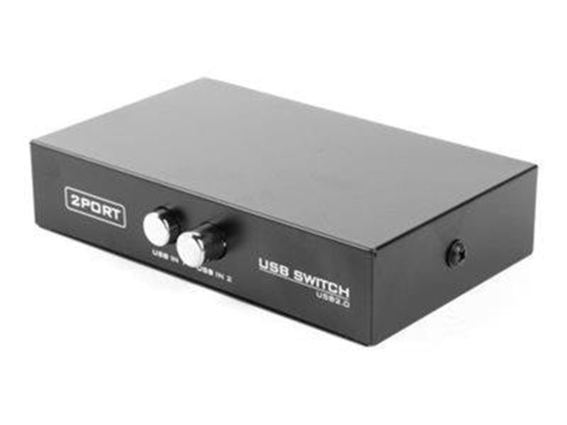 Gembird DSU-21 - USB peripheral sharing switch - 2 ports USB-Hubs - 2