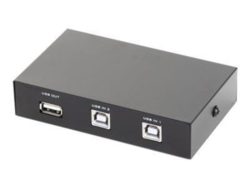 Gembird DSU-21 - USB peripheral sharing switch - 2 ports USB-Hubs - 2