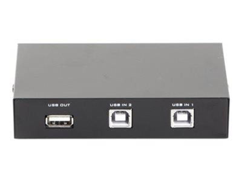 Gembird DSU-21 - USB peripheral sharing switch - 2 ports USB-Hubs - 2