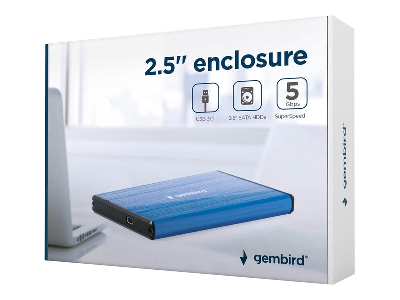 Gembird EE2-U3S-3-DB - storage enclosure - SATA - USB 3.0