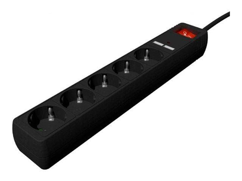 Gembird EnerGenie SPG5-U2-5-02 - power distribution unit - 3680 watt
