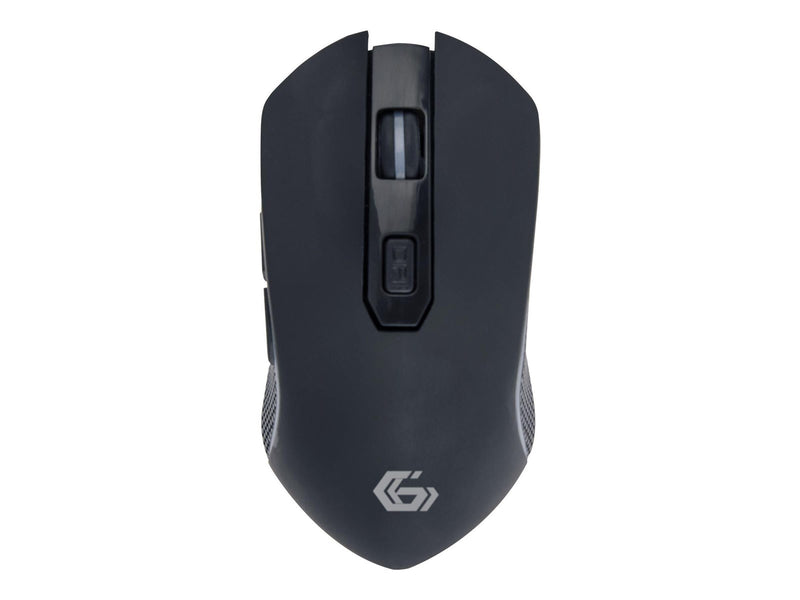 Gembird "Firebolt" - mouse - rechargeable RGB - 2.4 GHz - black - Maus (Schwarz)