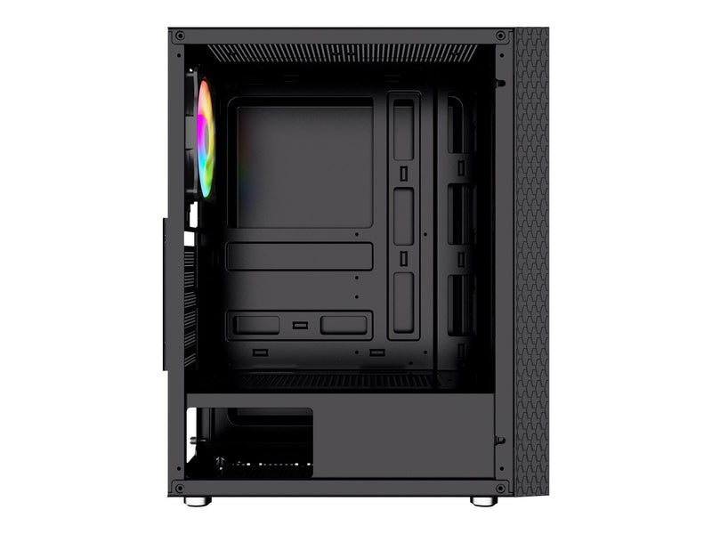 Gembird Fornax 2500 - mid tower - ATX - Gehäuse - Tower - Schwarz