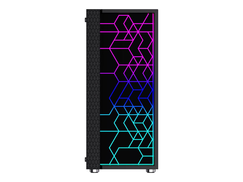 Gembird Fornax 2500 - mid tower - ATX - Gehäuse - Tower - Schwarz