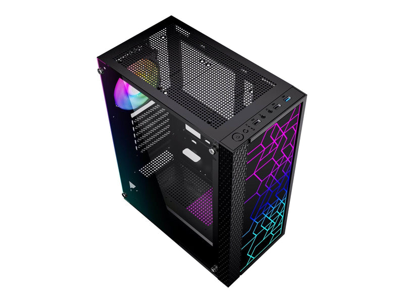 Gembird Fornax 2500 - mid tower - ATX - Gehäuse - Tower - Schwarz