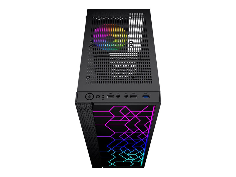 Gembird Fornax 2500 - mid tower - ATX - Gehäuse - Tower - Schwarz