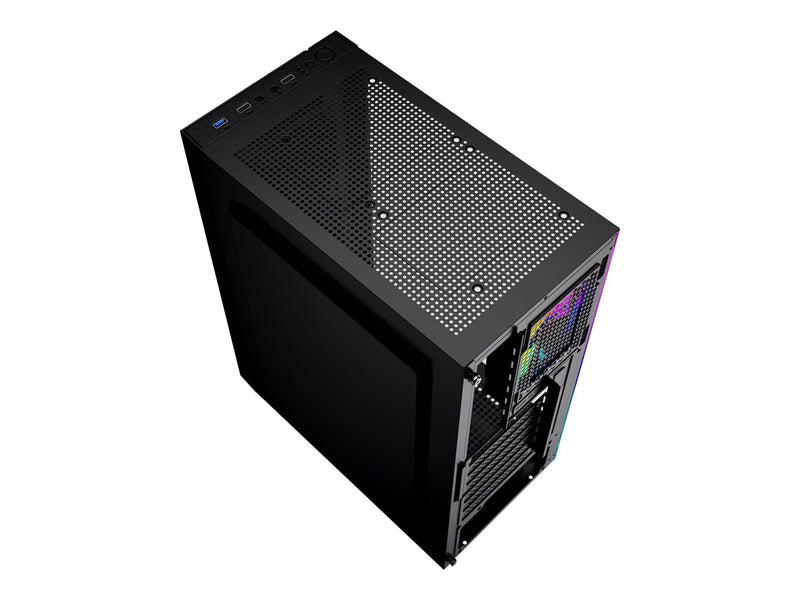 Gembird Fornax 2500 - mid tower - ATX - Gehäuse - Tower - Schwarz