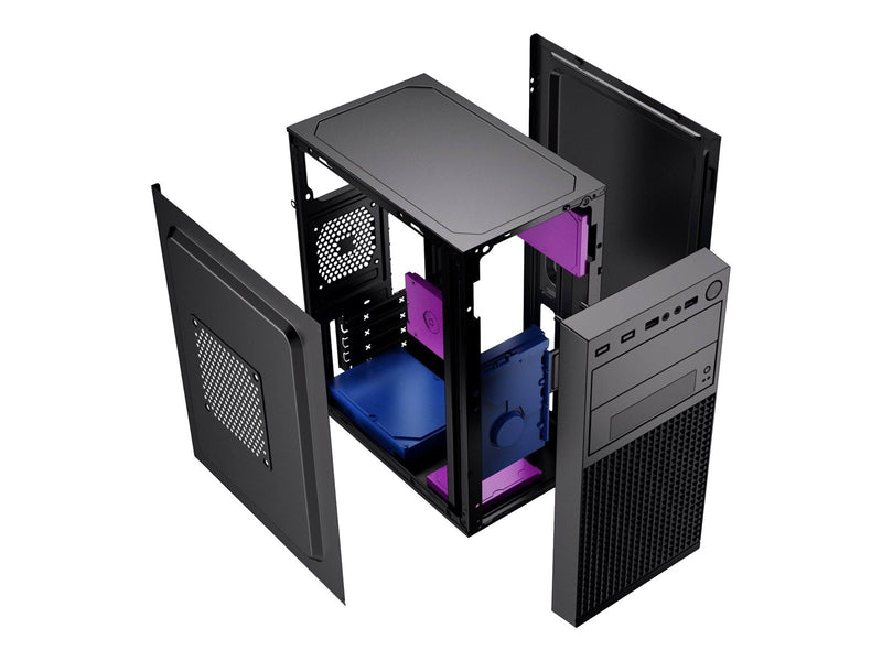 Gembird Fornax K300 - MT - micro ATX - Gehäuse - Tower - Schwarz