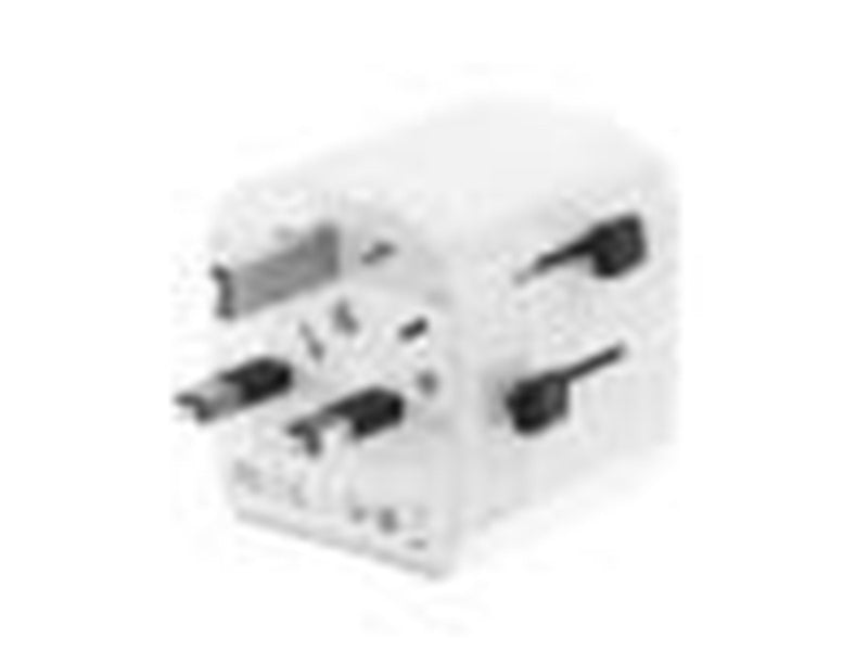 Gembird Grounded universal travel power adapter - 20W