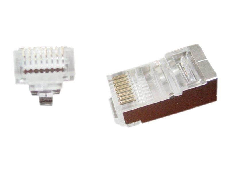 Gembird Modular Plug - network connector - Silber