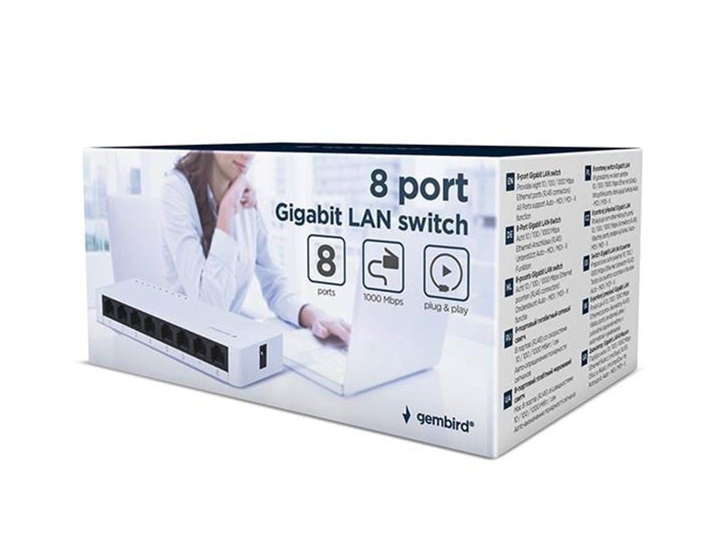Gembird NSW-G8-01 8-Port Gigabit LAN switch