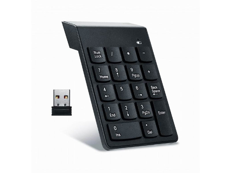 Gembird Numeric keypad - wireless - Numpad - Schwarz