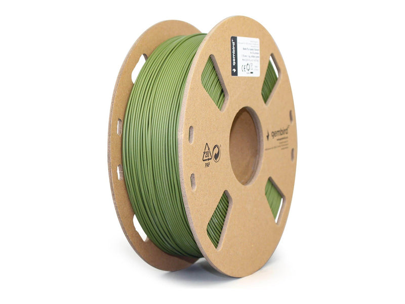Gembird PLA MATT filament - Green - 1.75mm ø - 1 kg
