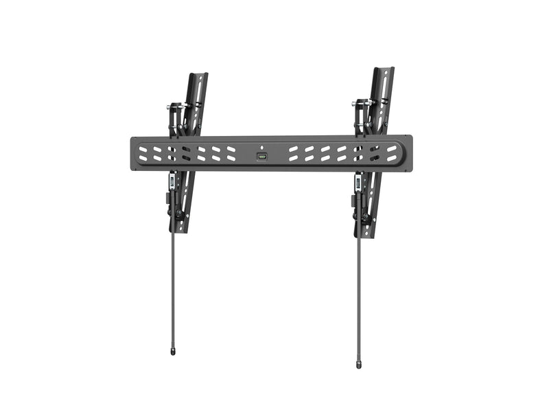 Gembird PRO Series mounting kit - for TV - tilt - fine texture black - Max 60 kg - recommended for 43"-95"