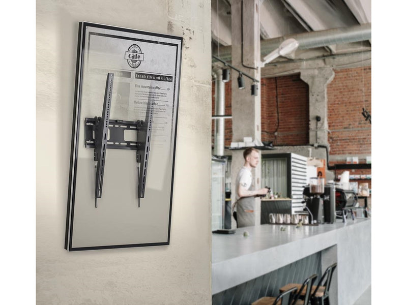 Gembird Portrait digital signage TV Wall Mount (tilt) 37" - 75'' - Max 60 kg - recommended for 65"