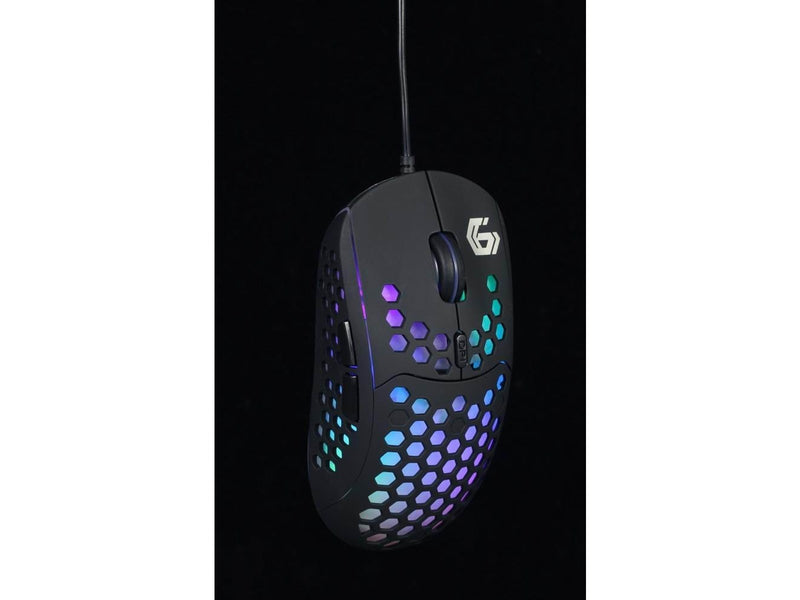Gembird Ragnar RX400 - Gaming Maus (Schwarz mit RGB)